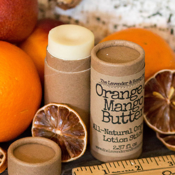 Orange and Mango Butter Organic Lotion Stick