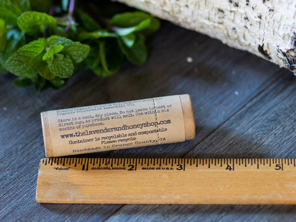 Peppermint & Cocoa Organic Lip Balm