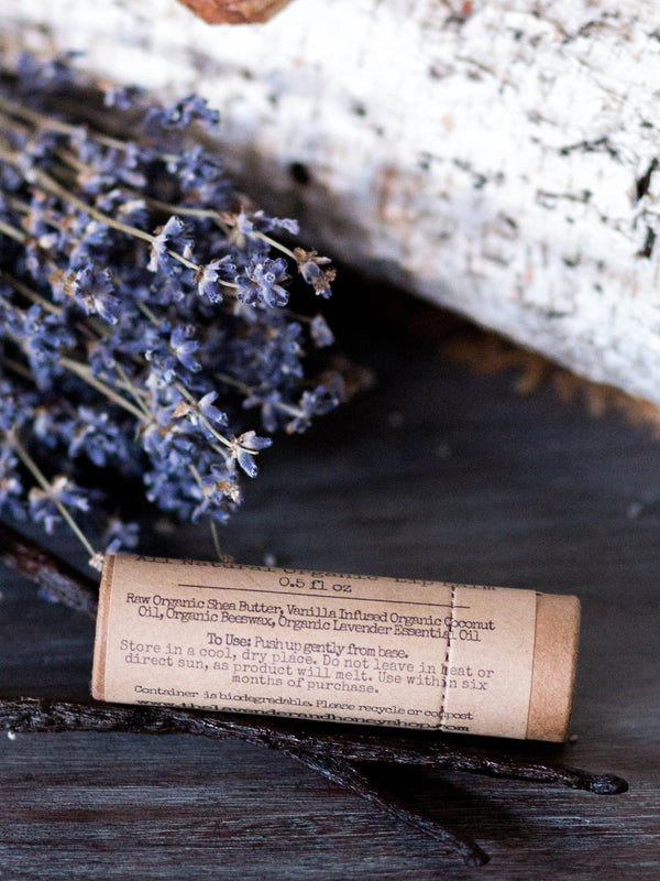 Lavender & Vanilla Bean Organic Lip Balm