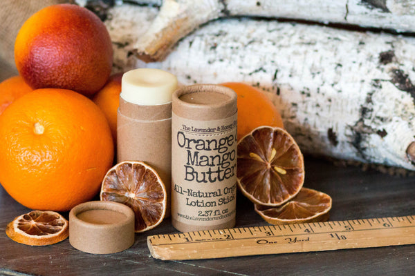 Orange and Mango Butter Organic Lotion Stick