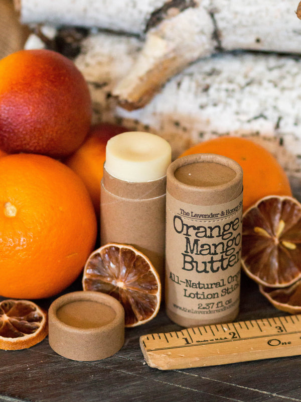 Orange and Mango Butter Organic Lotion Stick