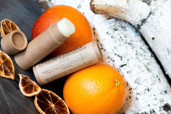 Orange & Mango Butter Organic Lip Balm