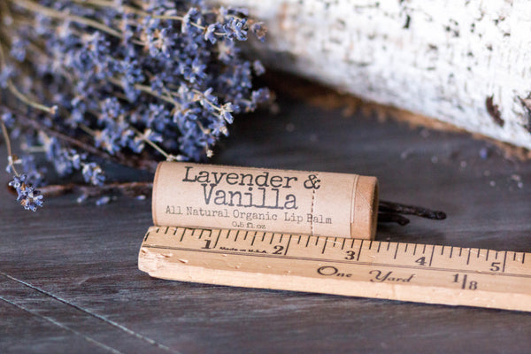 Lavender & Vanilla Bean Organic Lip Balm