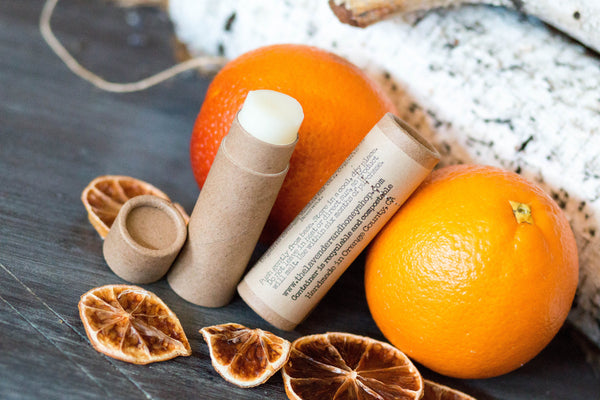 Orange & Mango Butter Organic Lip Balm