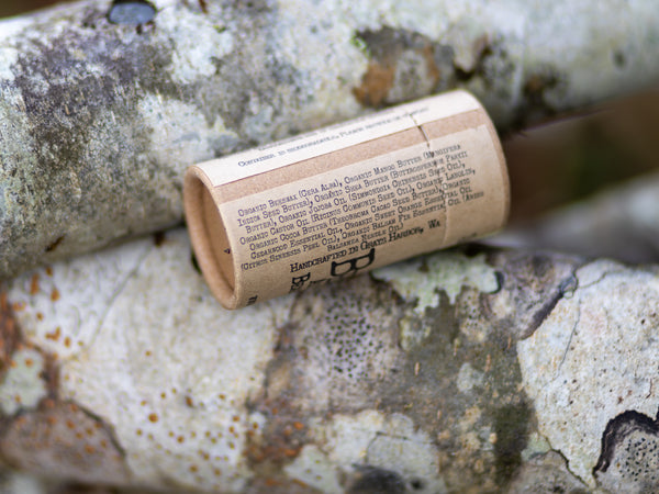 Beard Balm Stick – Unscented or Into the Woods- Handmade and All Natural