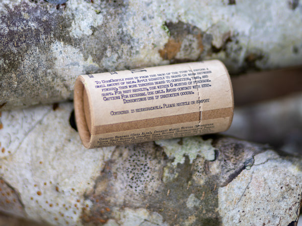 Beard Balm Stick – Unscented or Into the Woods- Handmade and All Natural