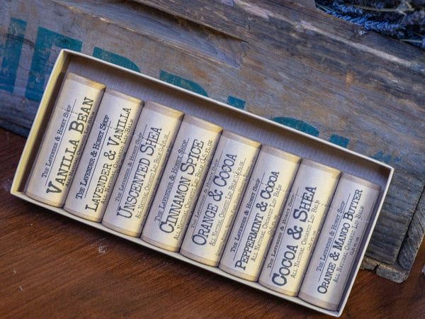 Lip Balm Boxed Gift Set of 8