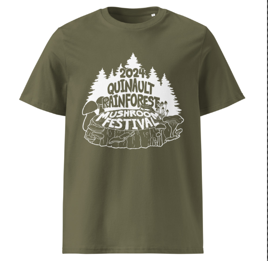 Quinault Mushroom Festival Tshirt- Vendor Preorder