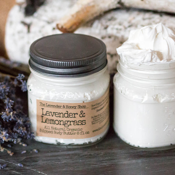 Lavender and Lemongrass Organic Whipped Body Butter